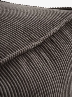 AARS/AGGERPouf AARS/AGGER 65x65 tissu velours côtelé sable foncé