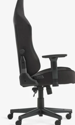 ABILDAAChaise gaming ABILDAA tissu gris anthracite