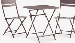 ABORGEnsemble bistrot ABORG l60xL60 aubergine