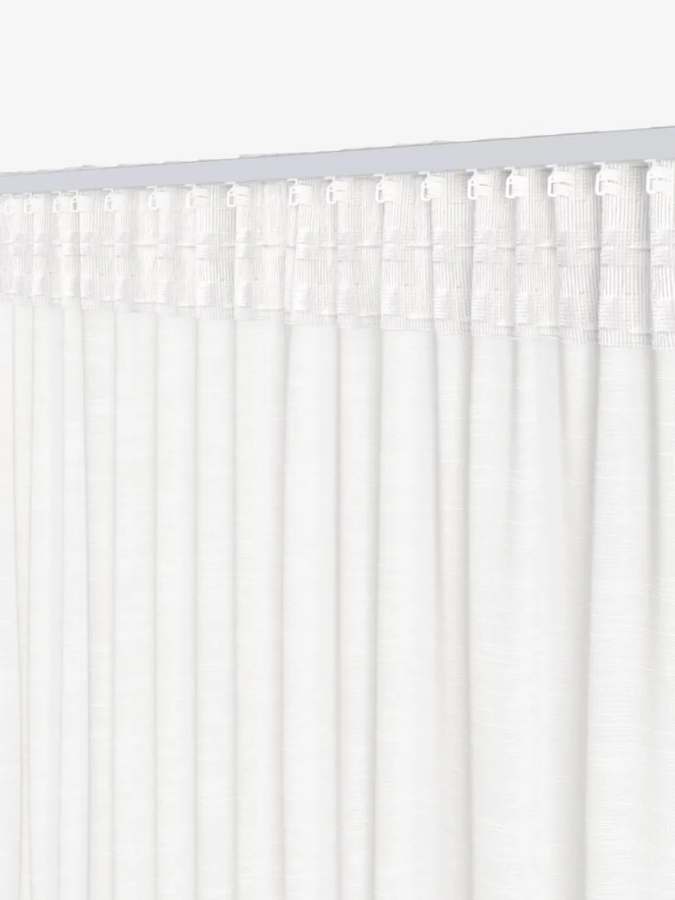 ABRAURRideau ABRAUR 1x140x175 blanc cassé