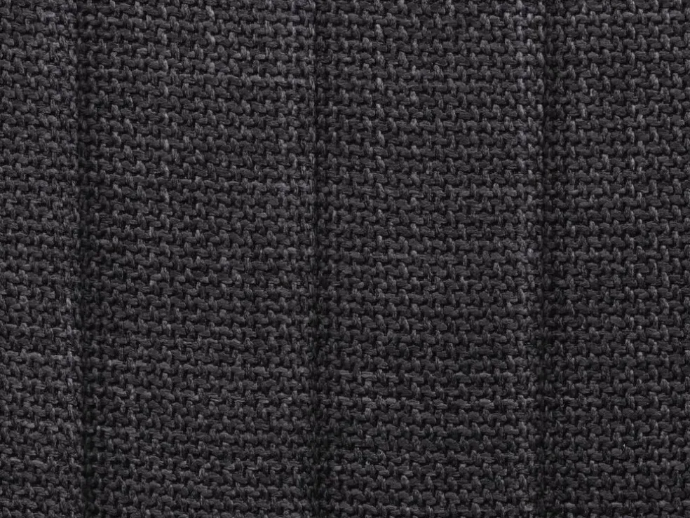 ADSLEVChaise ADSLEV tissu gris anthracite/noir
