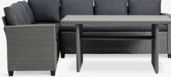 AGERMOSEEnsemble lounge AGERMOSE 6 personnes gris