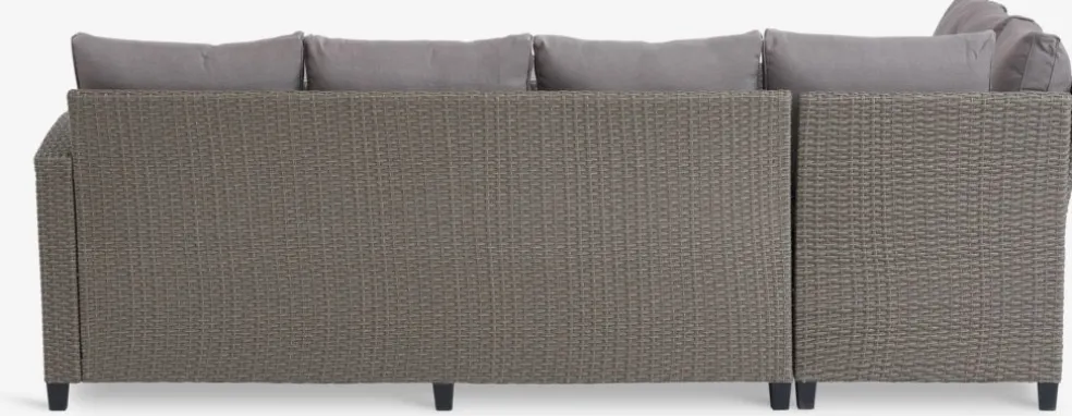 AGERMOSEEnsemble lounge AGERMOSE 6 personnes a/rangement naturel