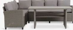 AGERMOSEEnsemble lounge AGERMOSE 6 personnes a/rangement naturel