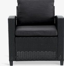 AGERMOSEFauteuil lounge AGERMOSE noir