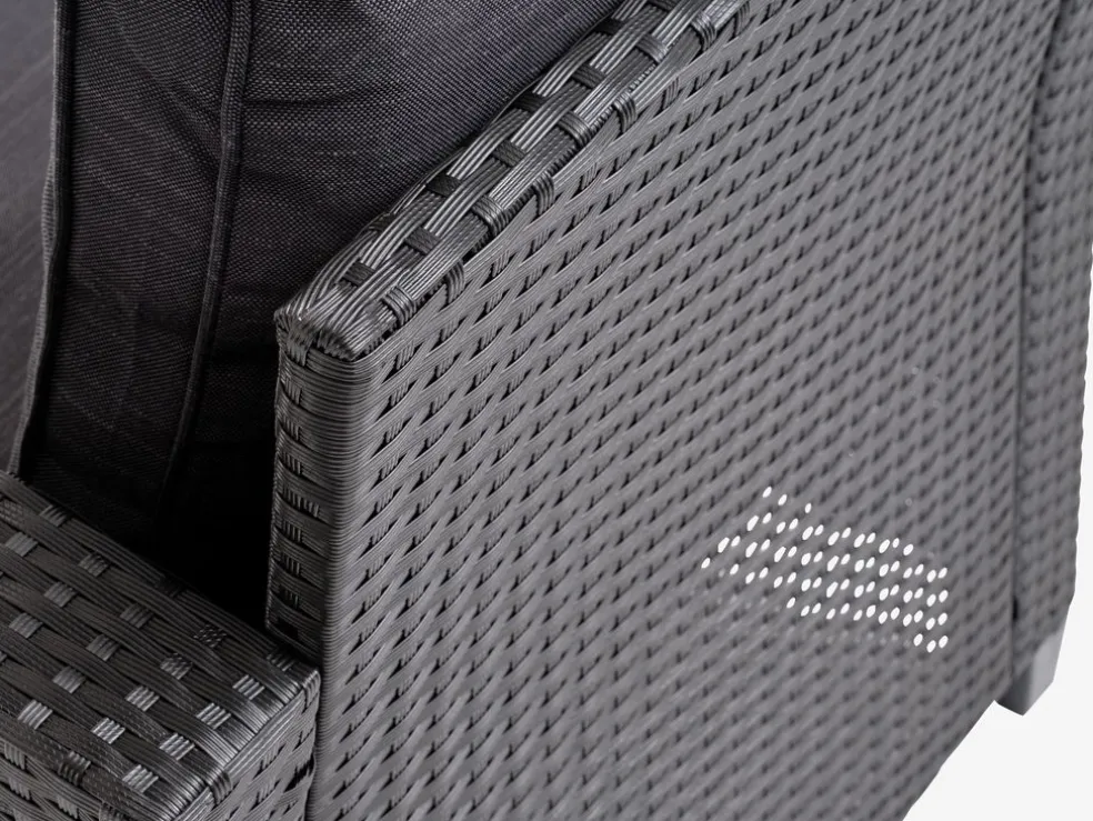 AGERMOSEFauteuil lounge AGERMOSE noir