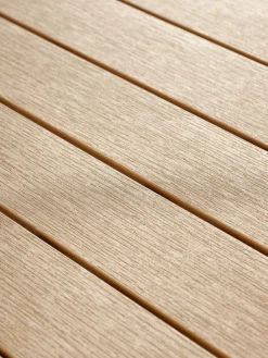 AKTIVEN + GLOMFJORDAKTIVEN L118/168 table naturel + 4 GLOMFJORD chaises
