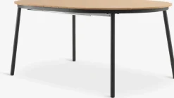 AKTIVEN + STORDALENAKTIVEN L118/168 table + 4 STORDALEN chaises naturel