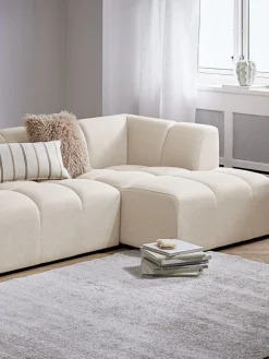ALLESECanapé ALLESE méridienne droite tissu beige