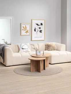 ALLESECanapé ALLESE méridienne gauche tissu beige