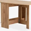 ALLINGTable ALLING 80x100/163 coloris chêne chaud
