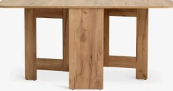 ALLINGTable ALLING 80x100/163 coloris chêne chaud