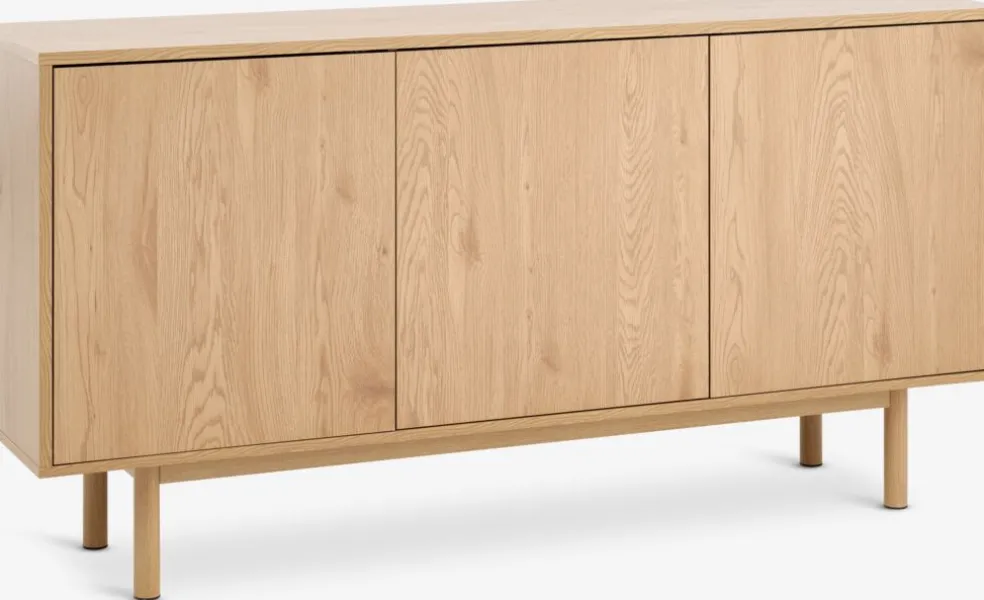 ALSTEDBuffet ALSTED 3 portes coloris chêne naturel