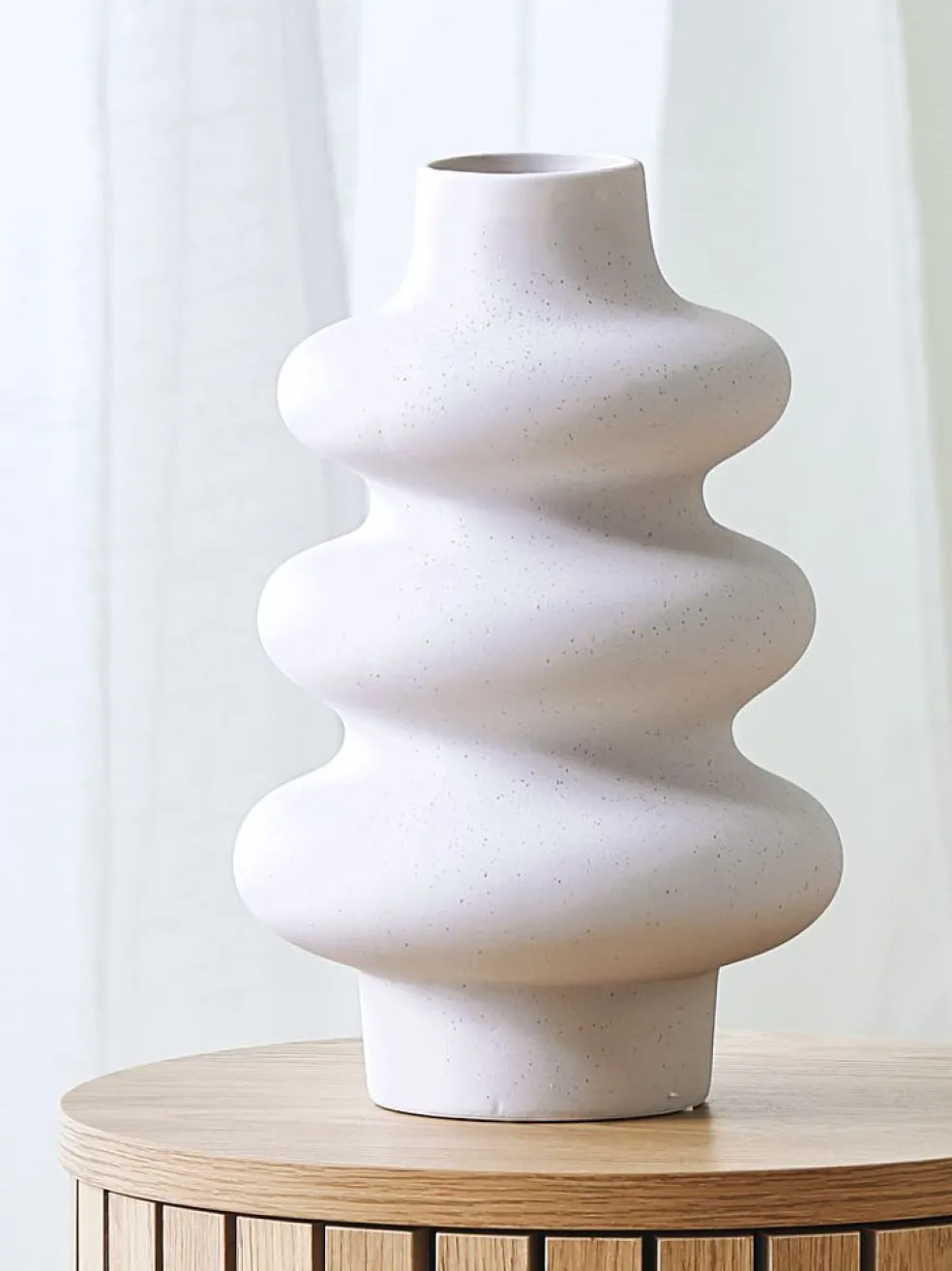 ALVISVase ALVIS Ø20xH30cm blanc