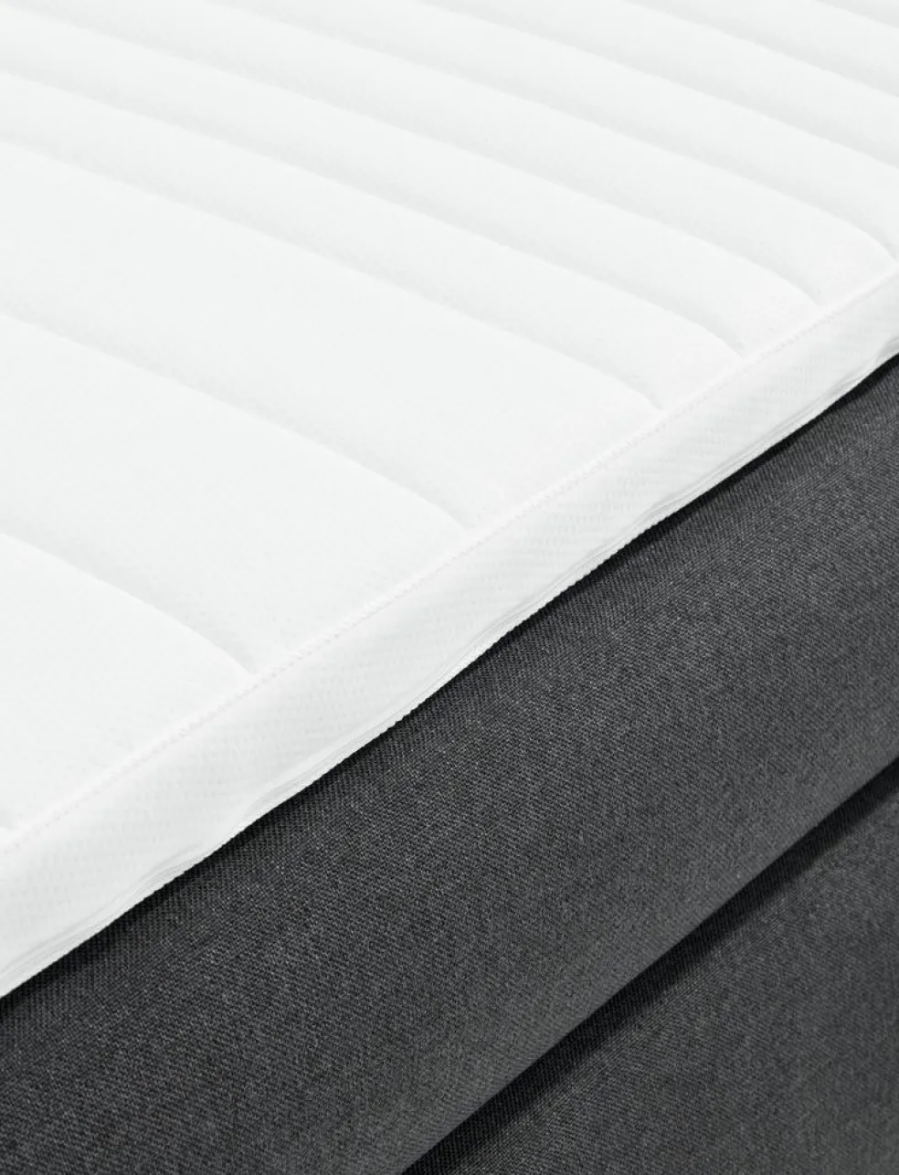 ANDELVAGoldLit sommier tapissier 140x200cm ANDELVA Gris-41 Très ferme