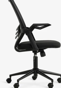 ASPERUPChaise de bureau ASPERUP maille/tissu noir