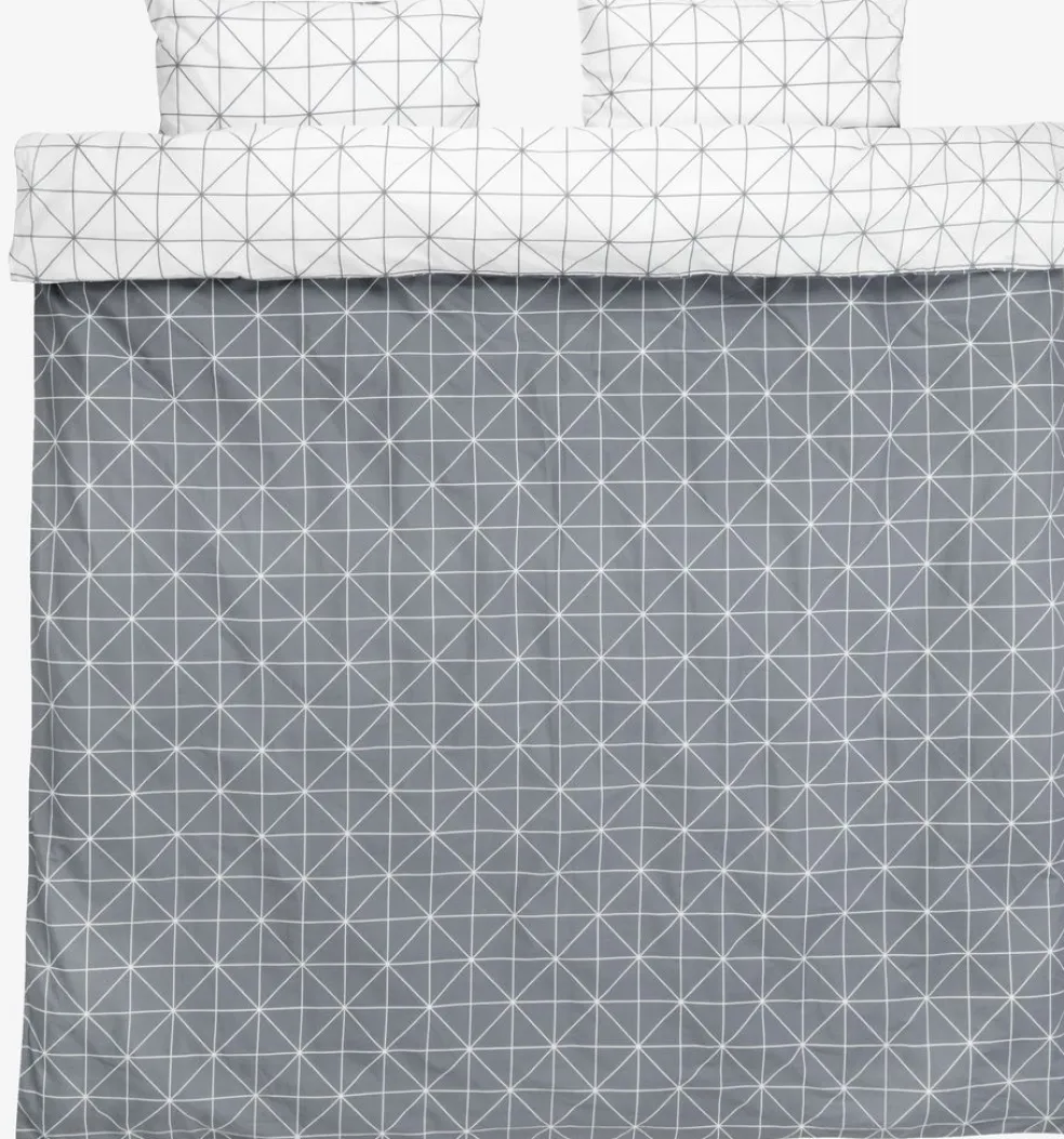 ATLAPlusParure de lit ATLA 240x220 gris