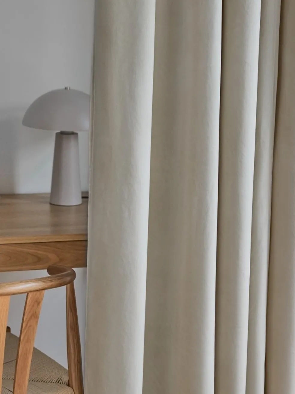 AUSTRARideau AUSTRA 1x140x300 velours beige