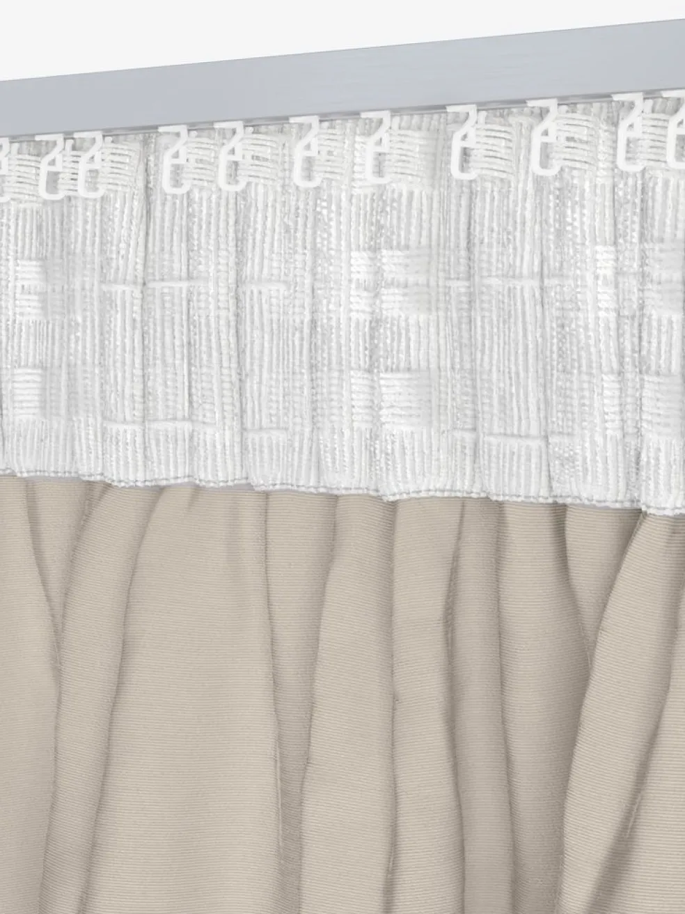AUSTRARideau AUSTRA 1x140x300 velours beige