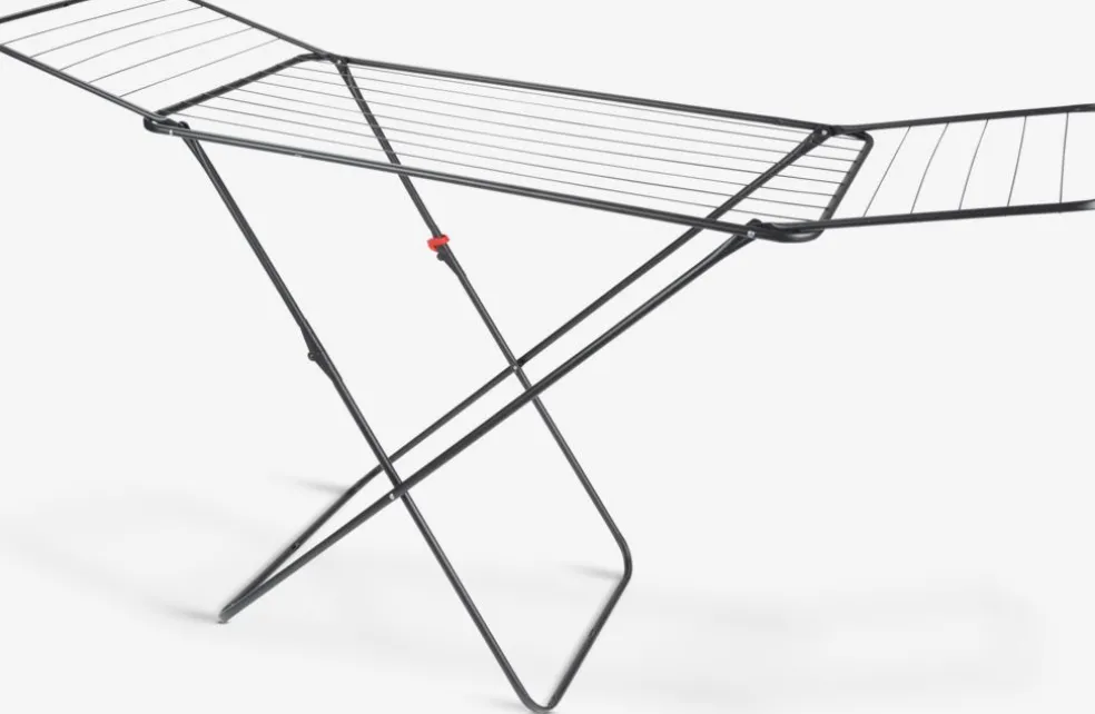 AXELÉtendoir à linge AXEL l55xL171xH89/99cm gris anthracite