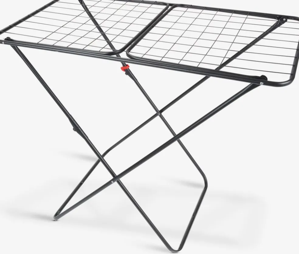 AXELÉtendoir à linge AXEL l55xL171xH89/99cm gris anthracite