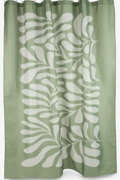 BAGGETORPPlusRideau de douche BAGGETORP 180x200 vert olive