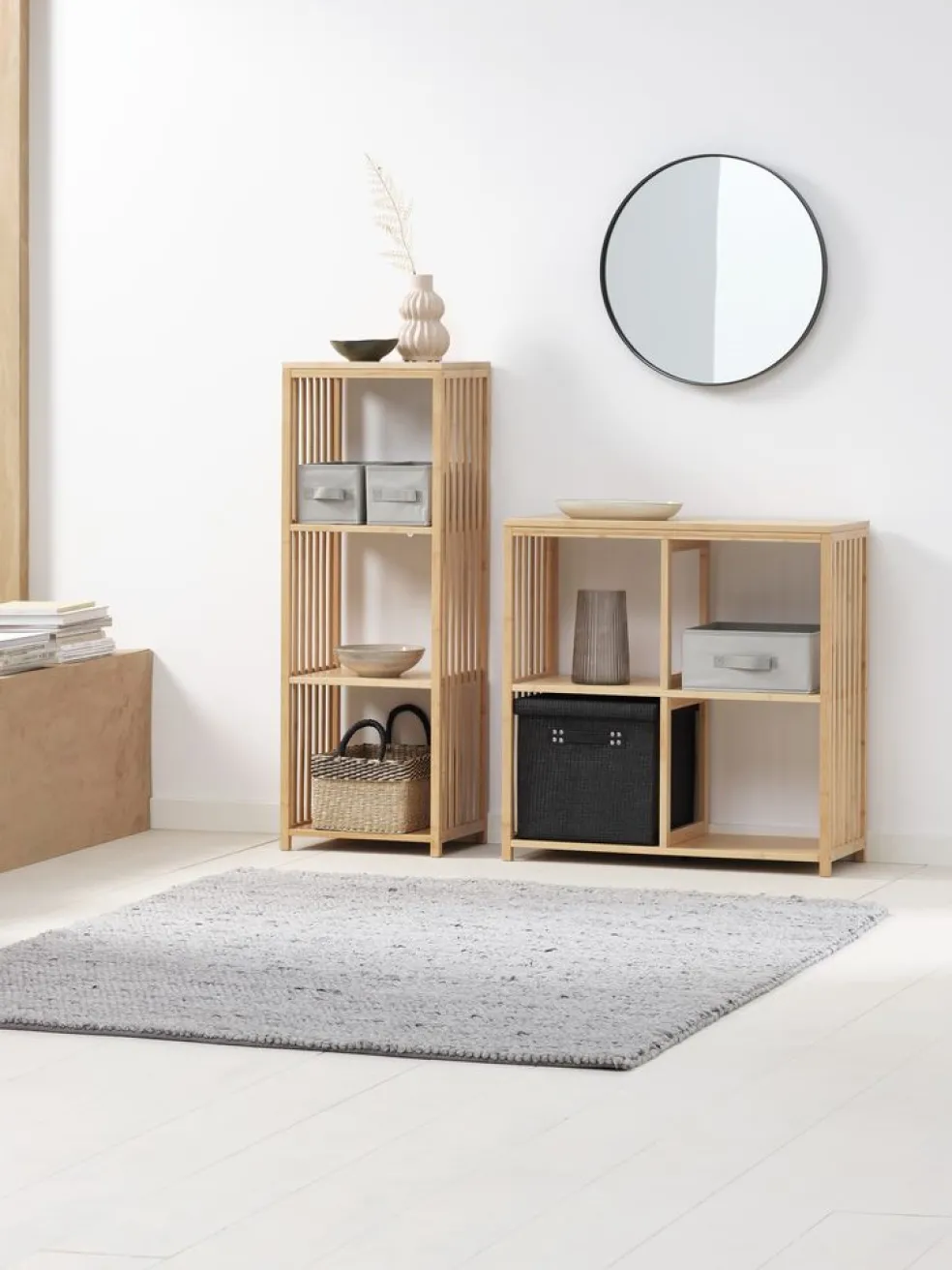 BALLUMÉtagère BALLUM 4 tablettes bambou