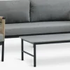 BAMLEEnsemble lounge BAMLE 4,5 personnes séchage rapide gris