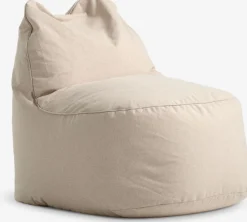 BANDHOLMPouf poire BANDHOLM 75x100x90 tissu beige