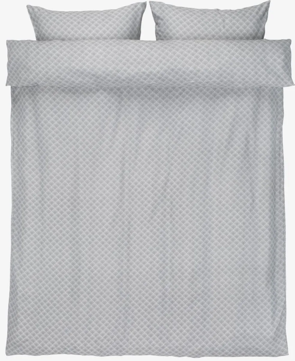 BEATEBasicParure de lit Seersucker BEATE 240x220 gris