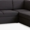 BEDSTEDCanapé convertible avec méridienne BEDSTED gris