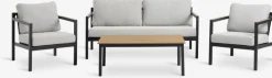 BEJSTRUPEnsemble lounge BEJSTRUP 4 personnes gris