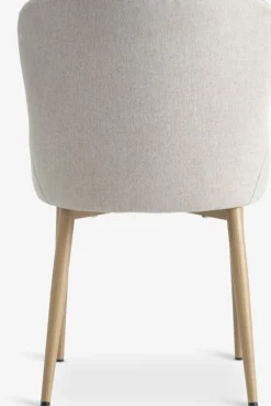 BELLINGEChaise BELLINGE tissu sable/coloris chêne naturel