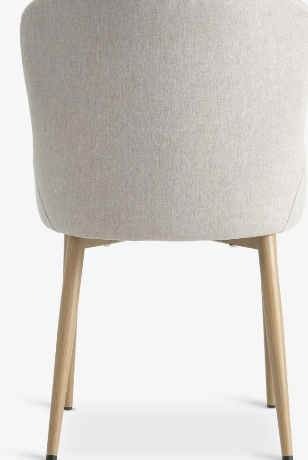 BELLINGEChaise BELLINGE tissu sable/coloris chêne naturel