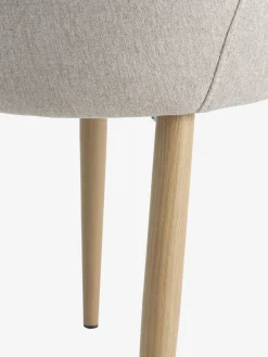 BELLINGEChaise BELLINGE tissu sable/coloris chêne naturel