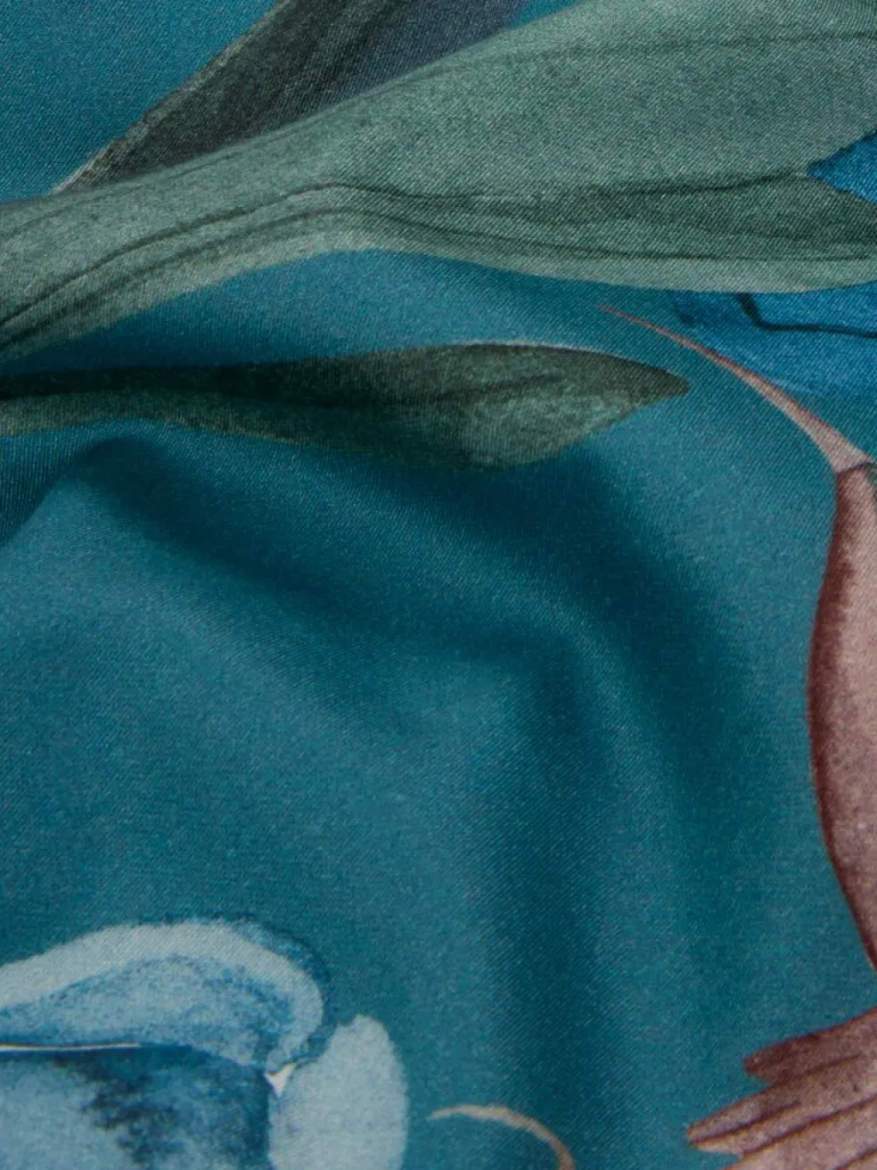 BERTHAPlusParure de lit Satin BERTHA 240x220 bleu