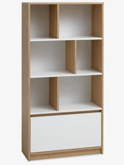 BILLUNDBibliothèque BILLUND 1 tiroir coloris chêne naturel/blanc