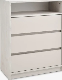 BILLUNDCommode 3 tiroirs BILLUND coloris travertin/beige