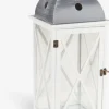 BOBLanterne BOB l22xL22xH58cm blanc