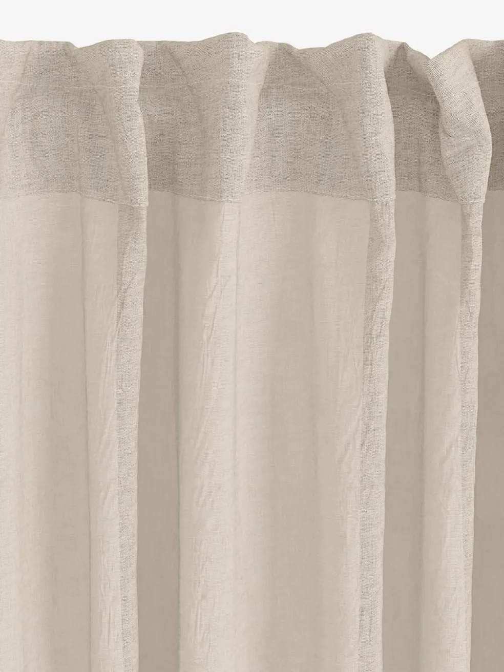 BOLMENRideau BOLMEN 1x140x300 froissé gris chaud