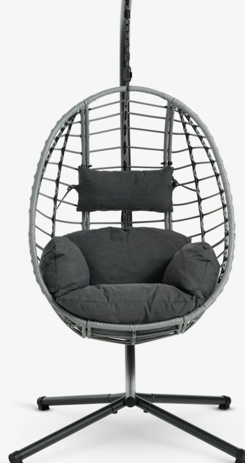 BORKChaise suspendue BORK l96xH192xP124 gris