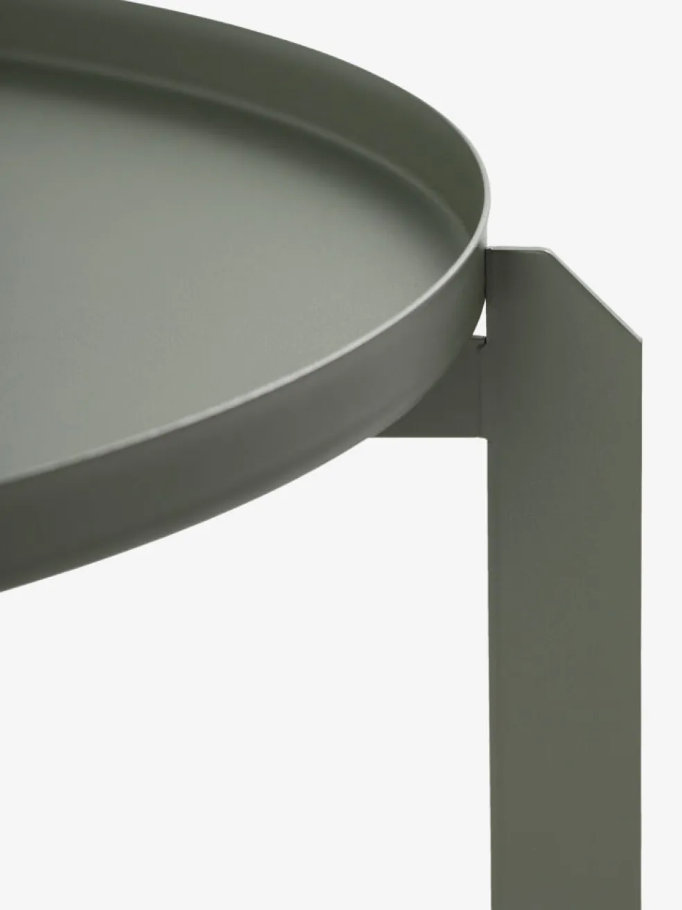 BORRETable d'appoint BORRE Ø50xH40 vert olive