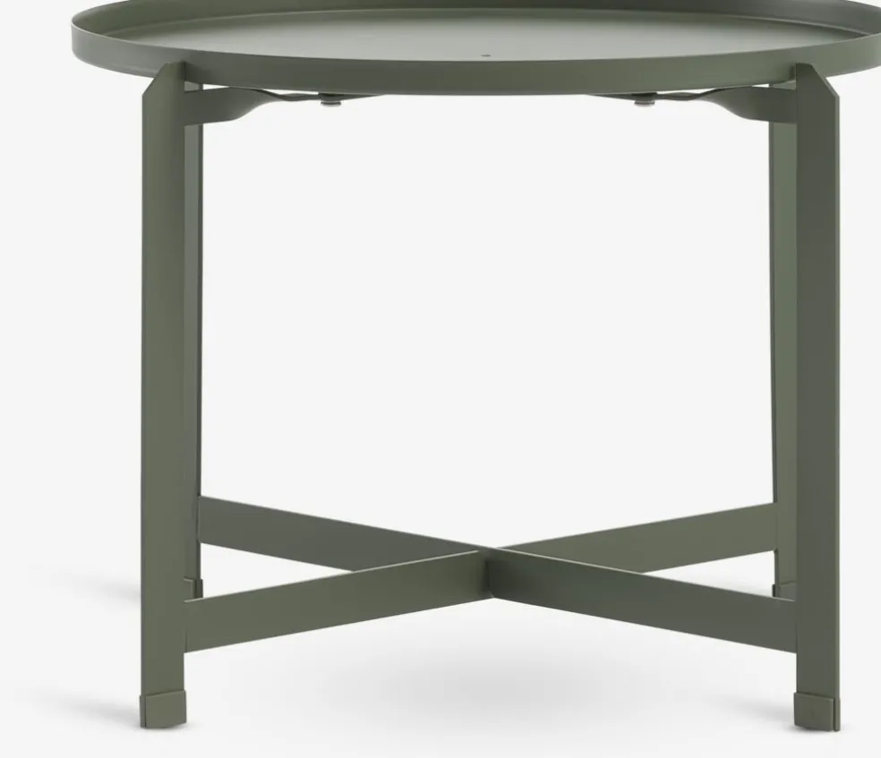 BORRETable d'appoint BORRE Ø50xH40 vert olive