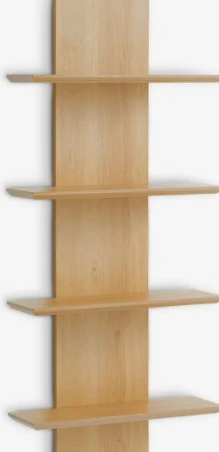BORUMÉtagère murale BORUM 4 tablettes coloris chêne naturel