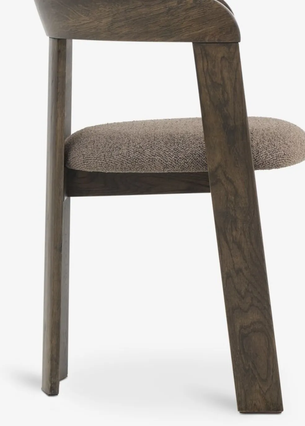 BOVRUPChaise BOVRUP chêne foncé/tissu brun