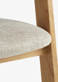 BOVRUPChaise BOVRUP chêne naturel/tissu beige