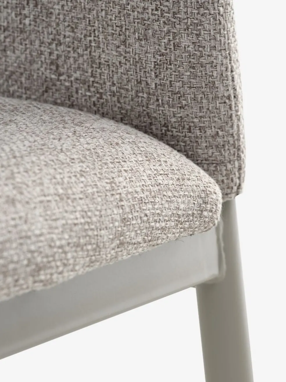 BRANDEChaise BRANDE tissu beige