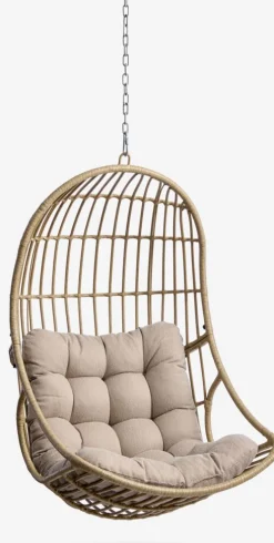 BROMSChaise suspendue BROMS l83xH113xP70 naturel