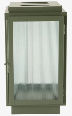 BRUMBASSELanterne BRUMBASSE l15xL16xH28cm vert