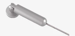 Câble de rideau 500cm argenté